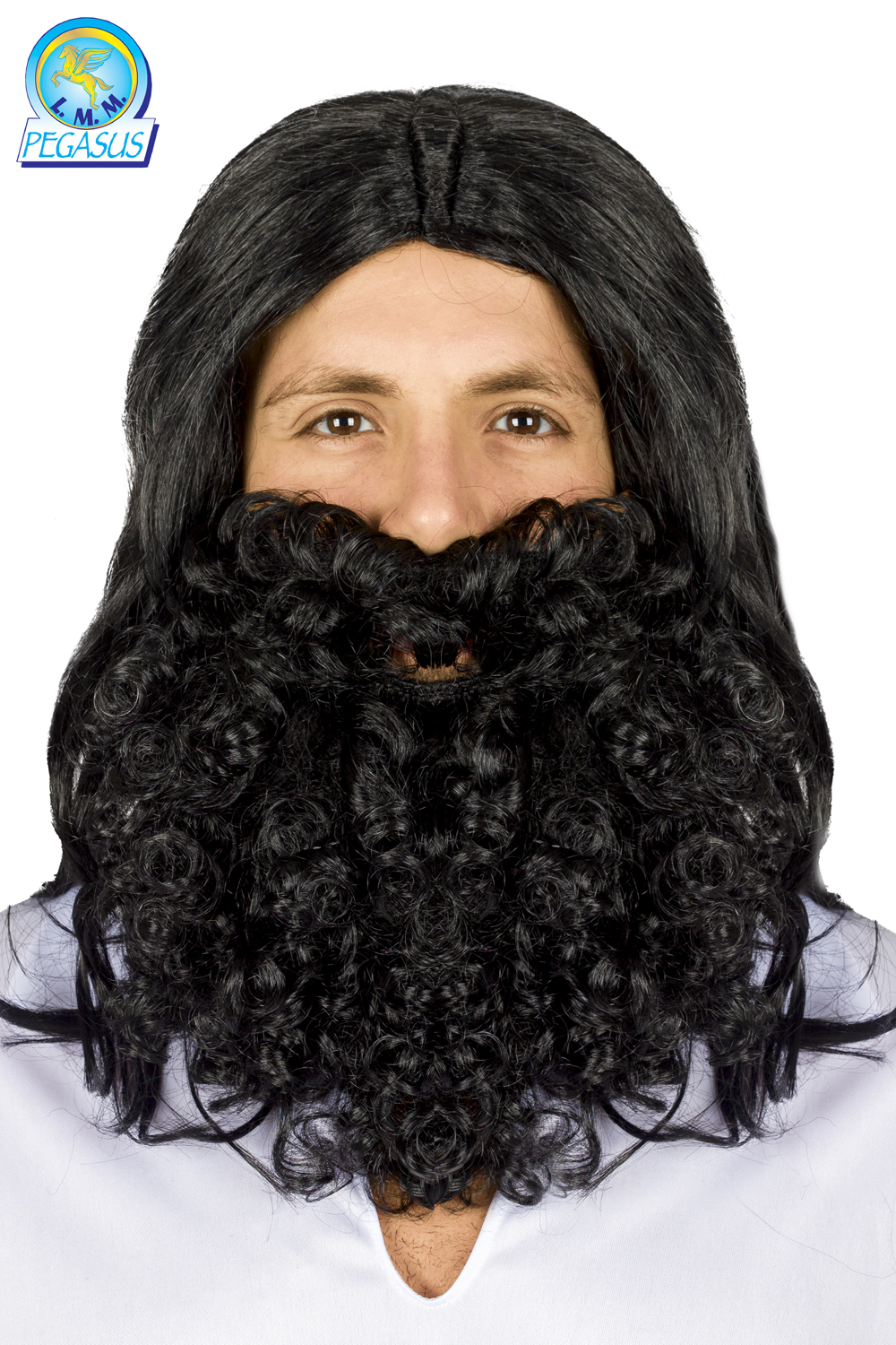 SET PARRUCCA CON BARBA MANGIAFUOCO